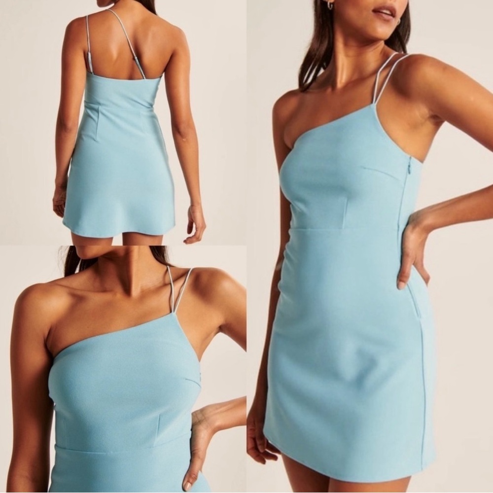Abercrombie & Fitch Women Strappy One Shoulder Mini Dress Skort XS